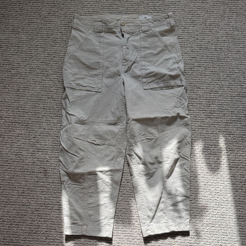 Banana Republic Women's Tan Corduroy Cargo Pants